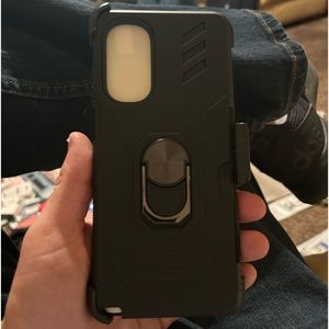 Galaxy A13 phone case with belt clip